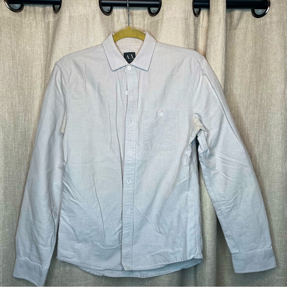 A/X Armani Exchange button down